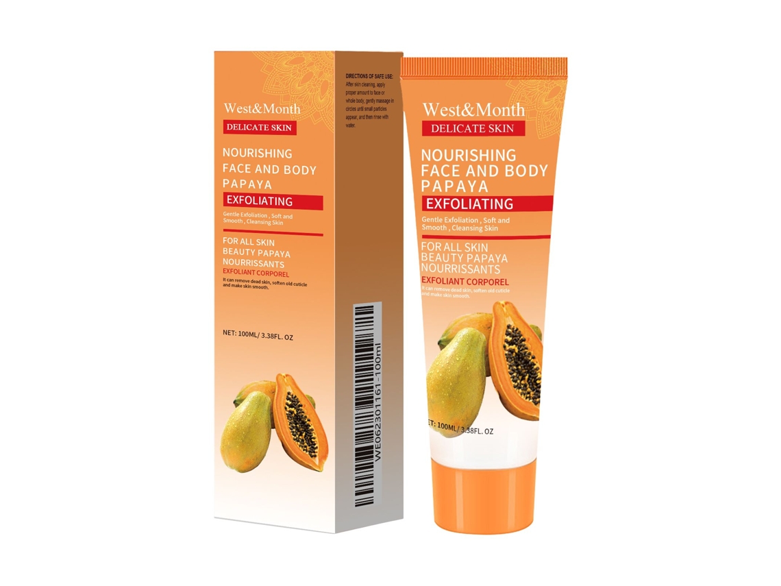 Gel Exfoliante Mamão Pele Suave Radiante