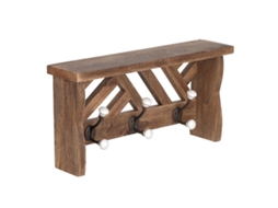 Bengaleiro de Parede SIGNES GRIMALT Madeira 10,5x22,5x45 cm