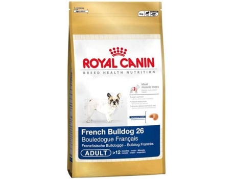 Ração para Cães  Bulldog Francês (3Kg - Seca - Porte Pequeno e Médio - Adulto)
