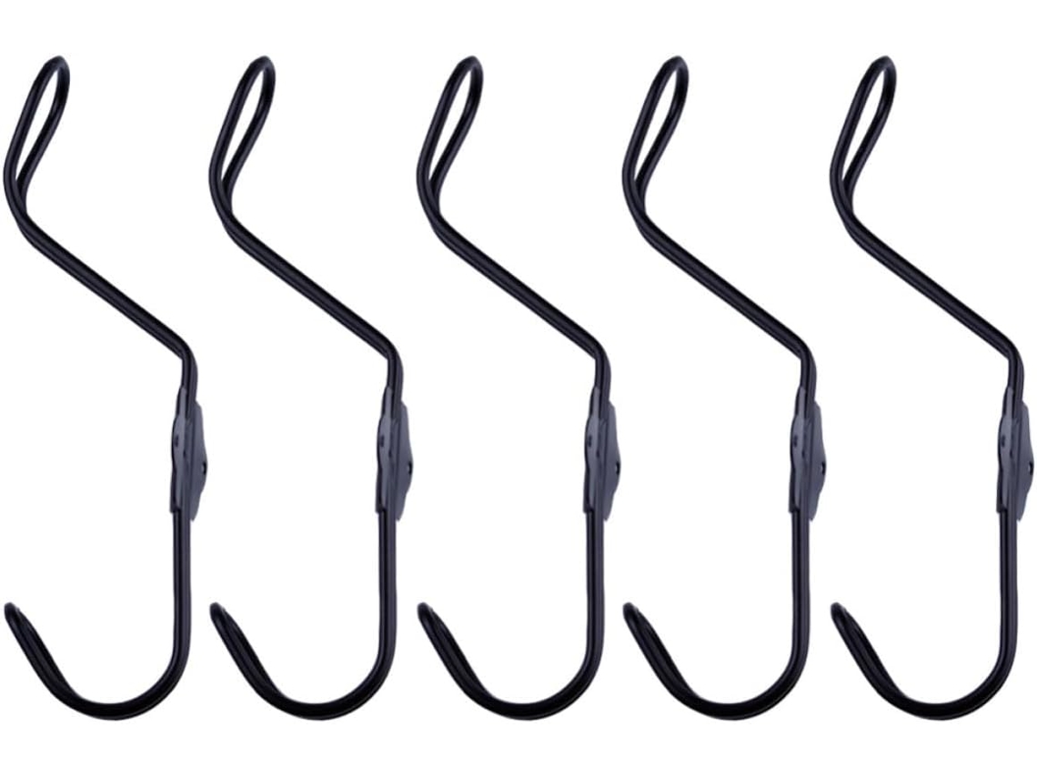 Conjunto De 5 Ganchos De Parede Para Roupas E Acessórios, Compacto