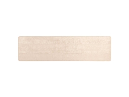 Conjunto 1 Tapete Runner Vidaxl Creme Poliéster (80 X 350 Cm)