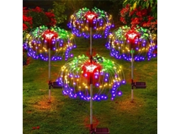 150 Luzes De Fogo De Artifício Solares Led Para Áreas Externas, À Prova Dágua, Caminho, Gramado, Jardim, Decoração, Lâmpada SUNNY SPACES
