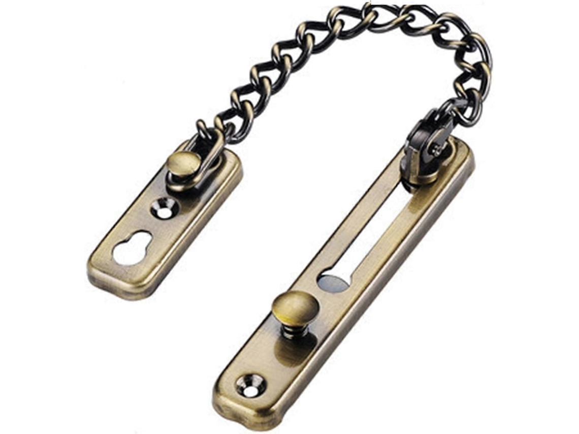 Cadeado de segurança de aço inoxidável para portas, pestillo resistente, fácil instalação, antirroubo, cor verde bronze