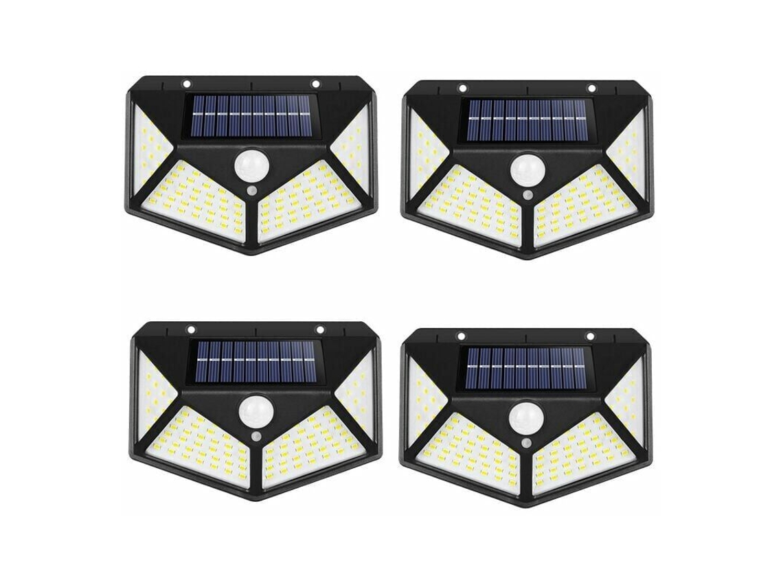 LUMINÁRIA SOLAR de parede com 8 Leds IP65 AQUAFORGE