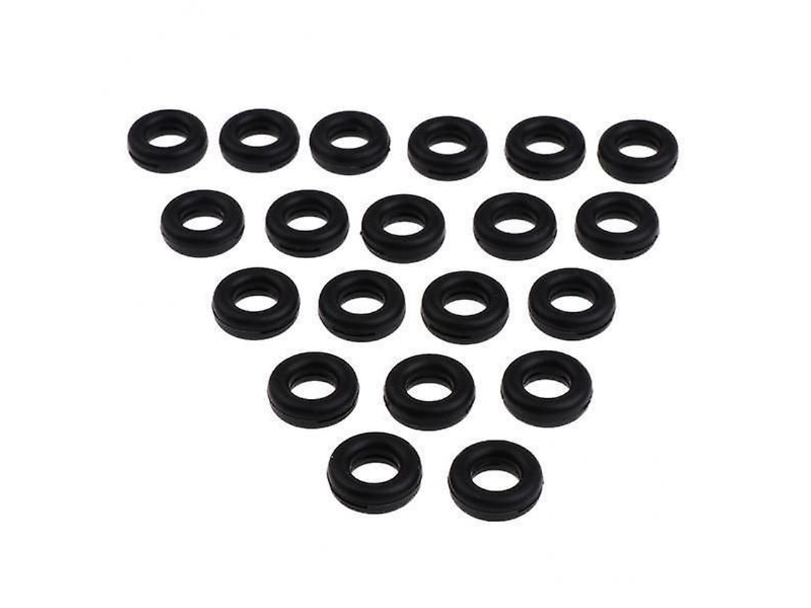 5x10 Pares de Ganchos Silicone Antiderrapantes para Óculos Sol Pretos GOKOCO
