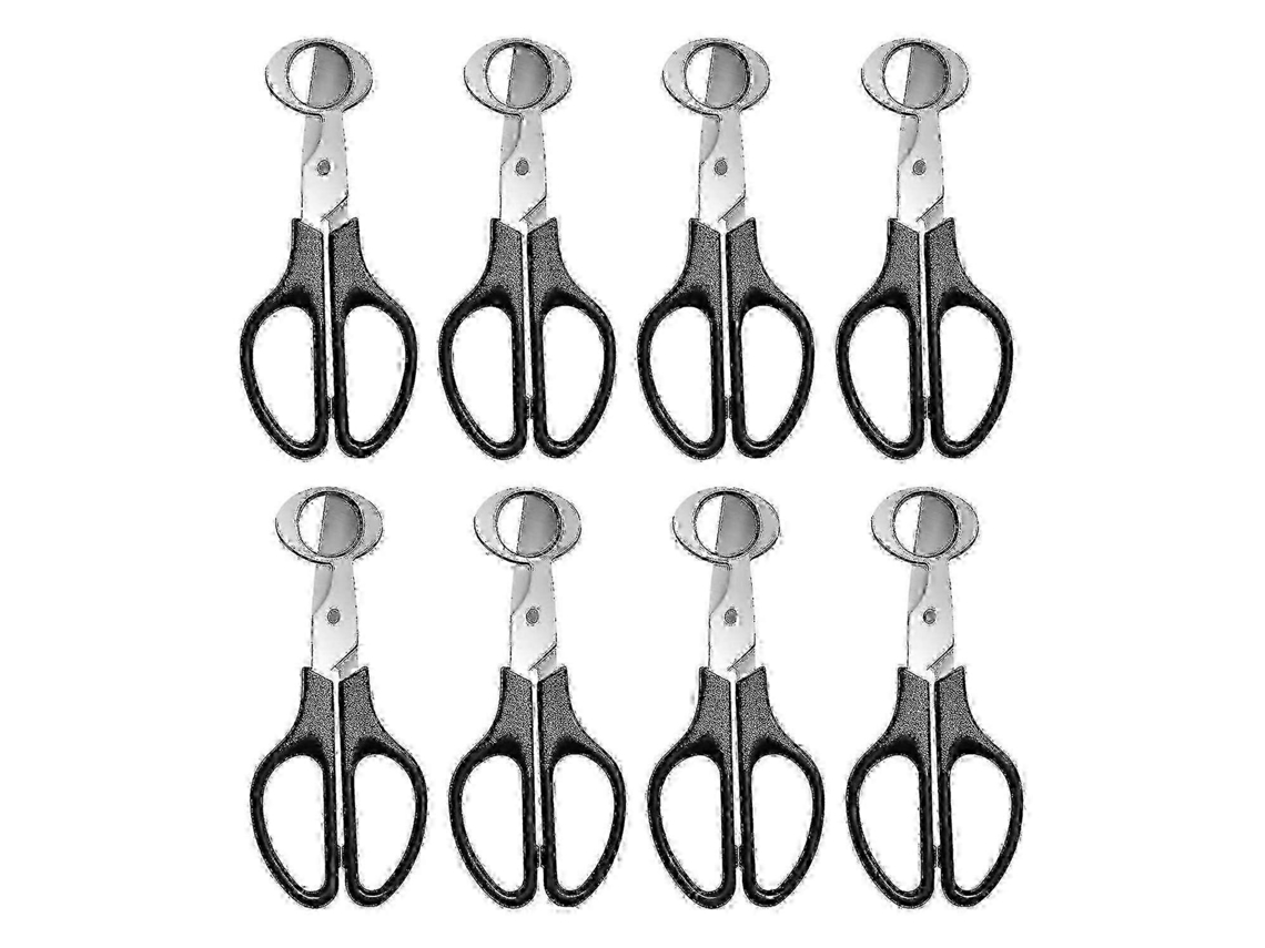 Conjunto De 8 Cortadores De Casca De Ovo De Codorna Em Aço Inoxidável, Separador De Ovos, Tesoura Para Casca De Ovo De Codorna F Nostalgia88