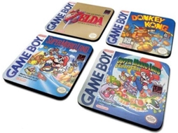 Conjunto de 4 Bases PYRAMID INTERNATIONAL Gameboy Classic Collection