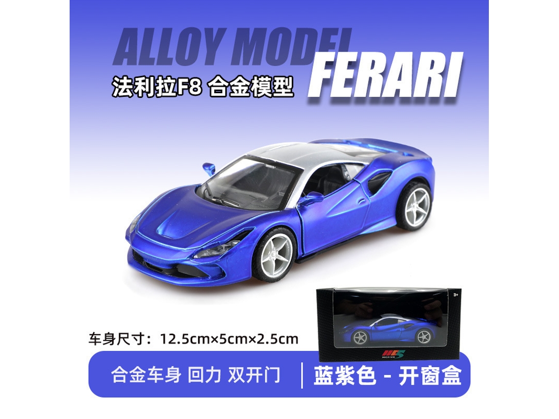 Miniatura de Carro em Metal Fundido, Escala 1/36, Brinquedo Infantil MDUG