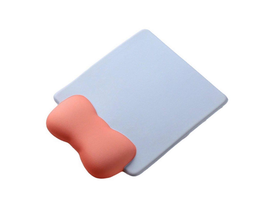 Mousepad De Espuma Viscoelástica Com Apoio De Pulso Em Silicone Macio, Ideal Para Uso Doméstico, Escritório Ou Jogos. Cor Claret. Olysi Shop