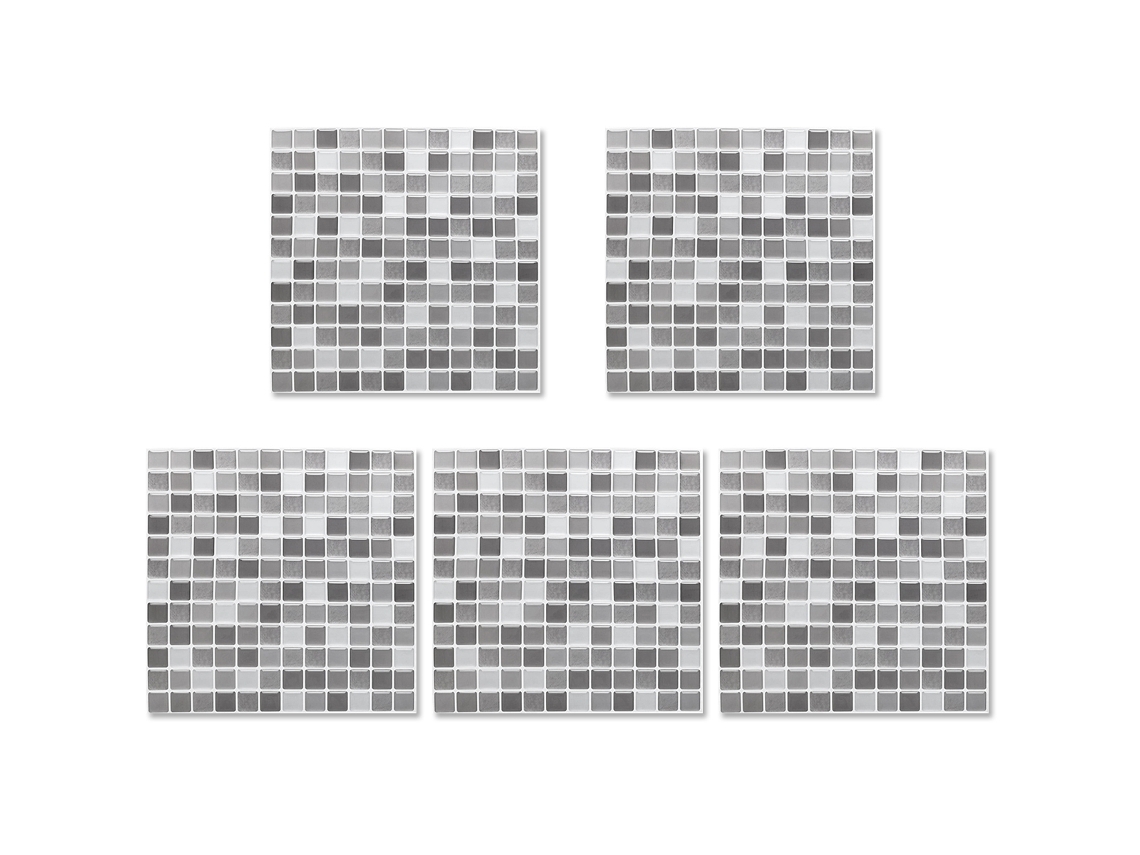 Adesivos Paredes 3D 5 Peças Adesivos de Plástico Impermeáveis e À Prova de Óleo NEVEANCE