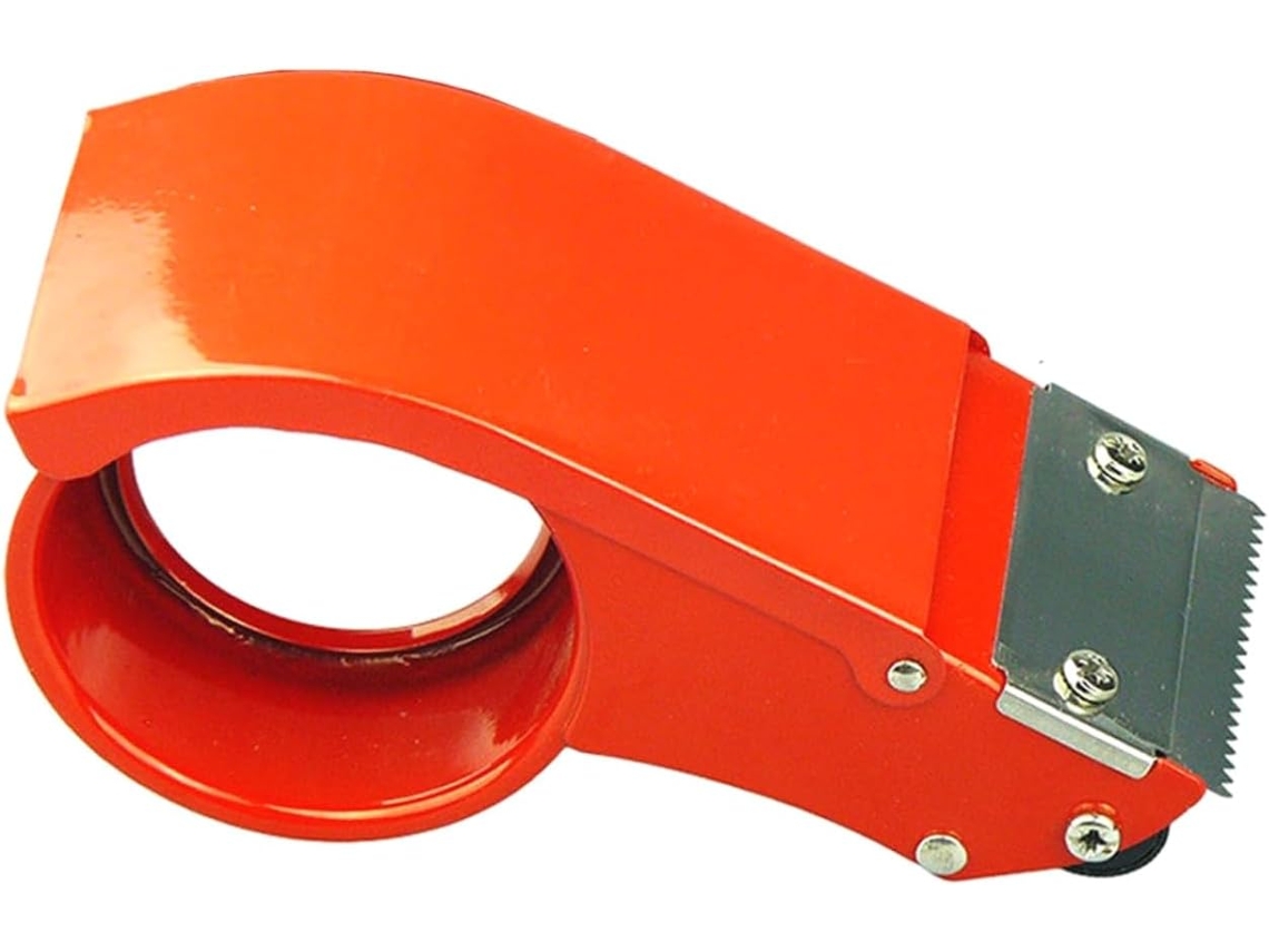Dispensador portátil de adesivo, pistola metálica de 2 polos para selagem e embalagem em armários de escritório.