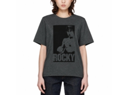 Rockinstone Rocky Movie In A Box Heather Black Adult T-shirt Size:xl