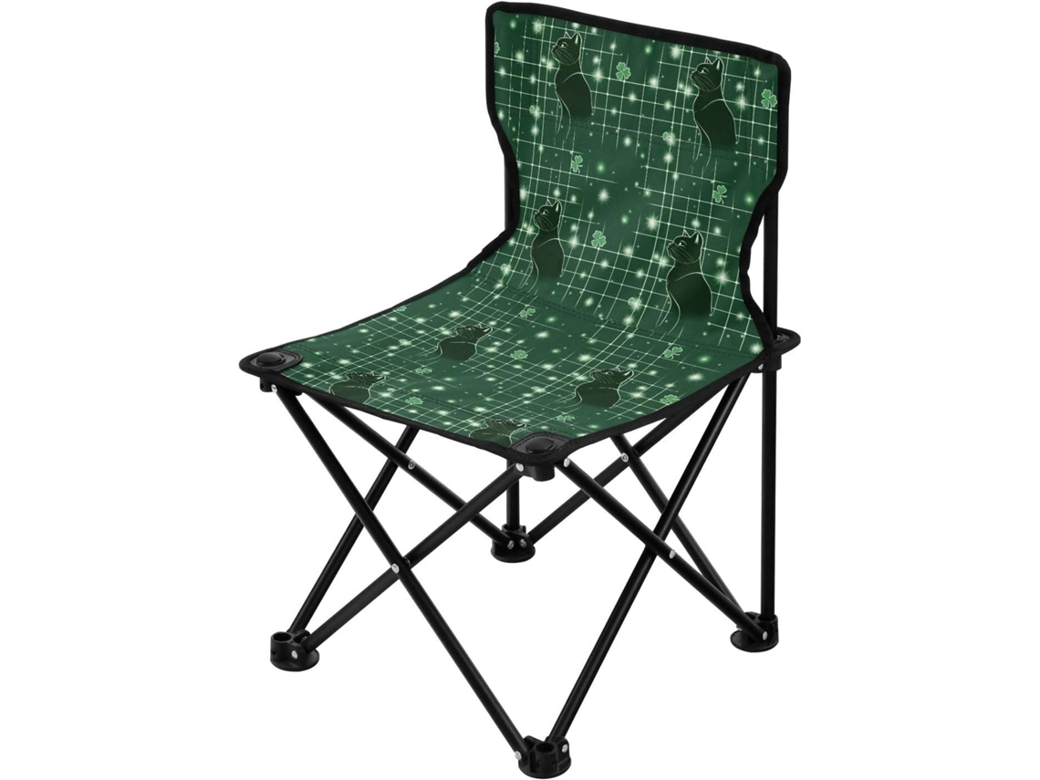 Cadeira de Camping Alipis em Ferro, Tecido, Pe Dobrável portátil resistente para Camping S/MARCA