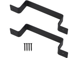 Puxadores Para Porta De Celeiro Deslizante De 2 Folhas, Em Metal Resistente.