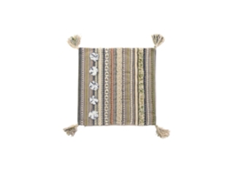 Capa de travesseiro DKD Home Decor Multicolor Franjas (50x1x50 cm)