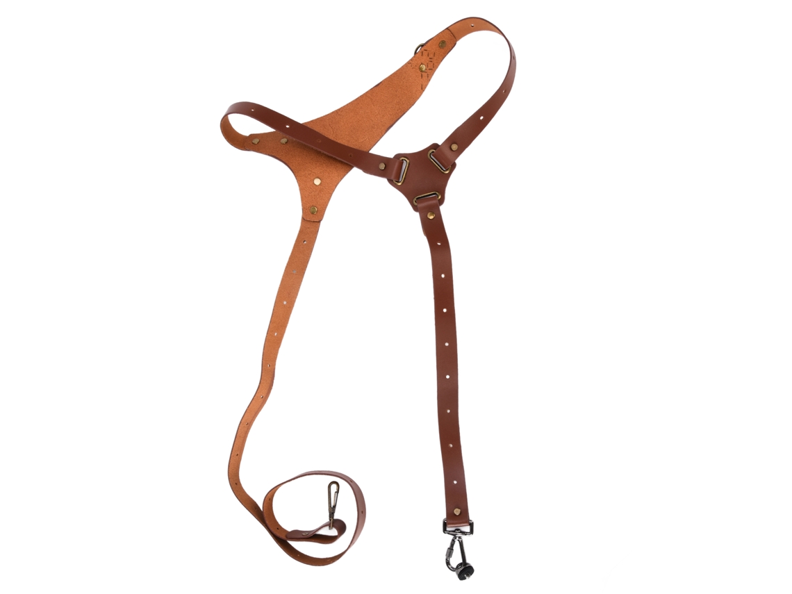 Leather Cameras Straps Single Shoulder Leather Harness Multi Camera Gear For Photographersright Shoulder LAXISCREED