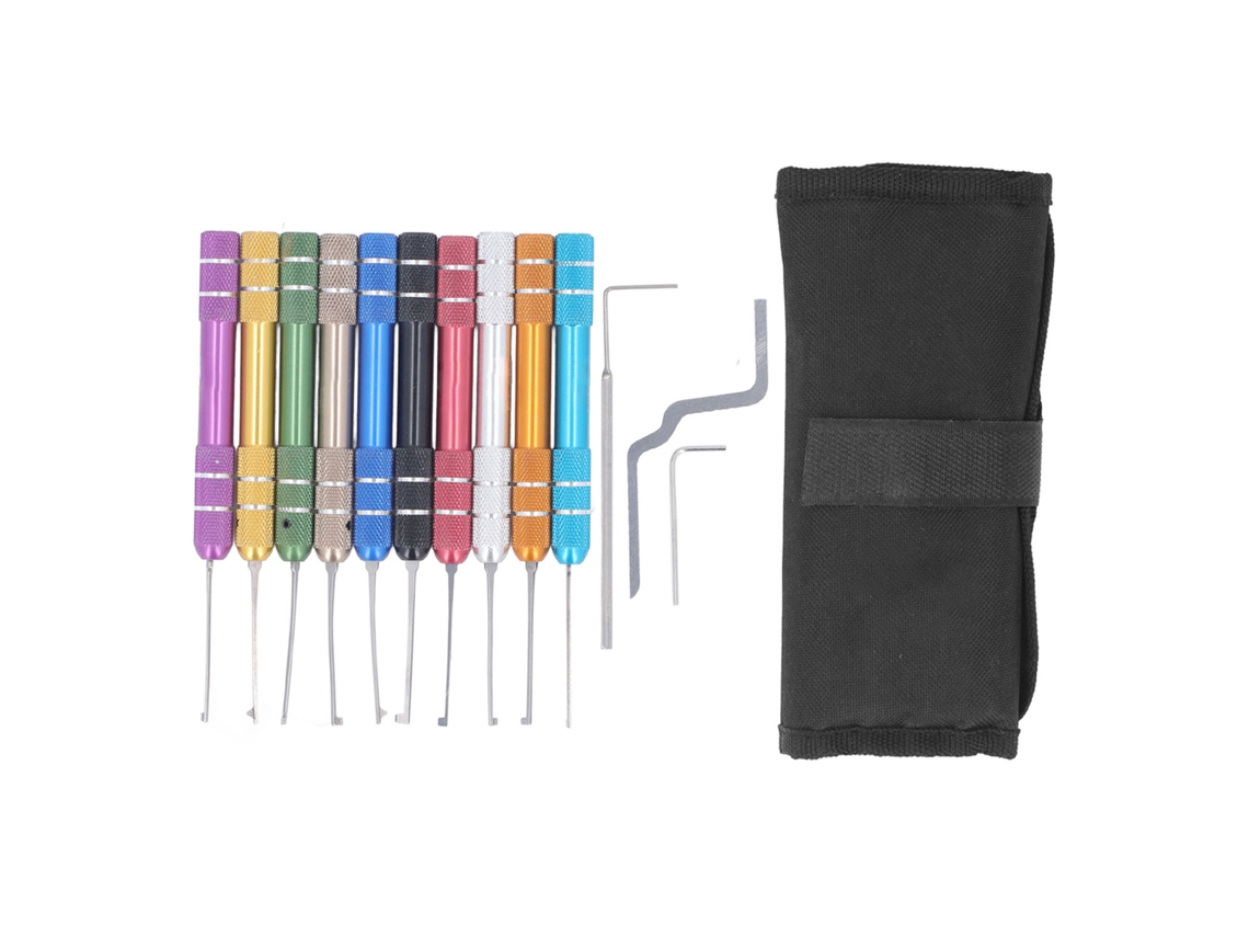 10 Peças De Extractor De Parafuso Com Chave Auxiliar De Aço Inoxidável - Ferramenta Para Retirar Parafuso Quebrado Com Alça Colorida