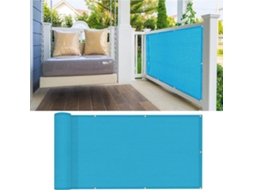 Tela De Privacidade, Guojun, 80 X 300 Cm, Hdpe, Respirável, Resistente Aos Raios Uv, Azul