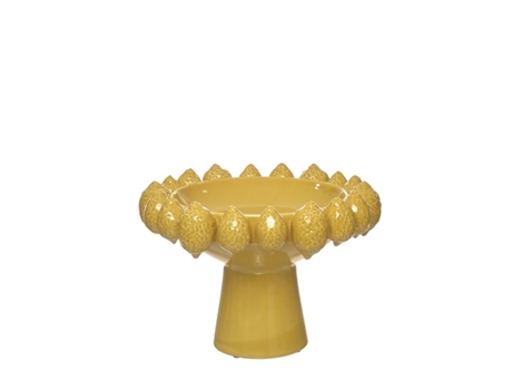 Fruteira Com Limões Cerâmica 33cm Imporcelos