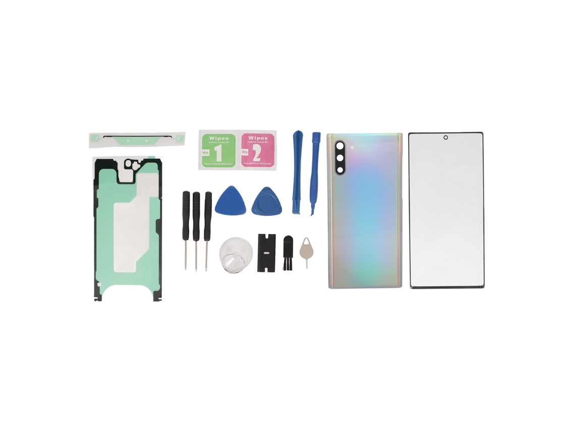 Substituição de capa de vidro e lente para Samsung Galaxy Note 10