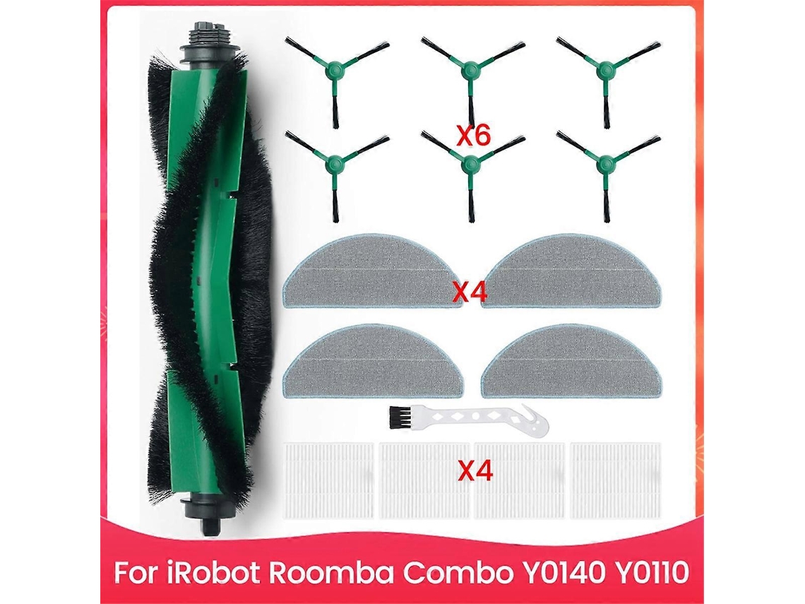 Peças De Reposição Acessórios Para Combo Y0140, Y0110 Kit De Aspirador De Pó Robô Página Principal Escova Filtro Hepa Brilvibera