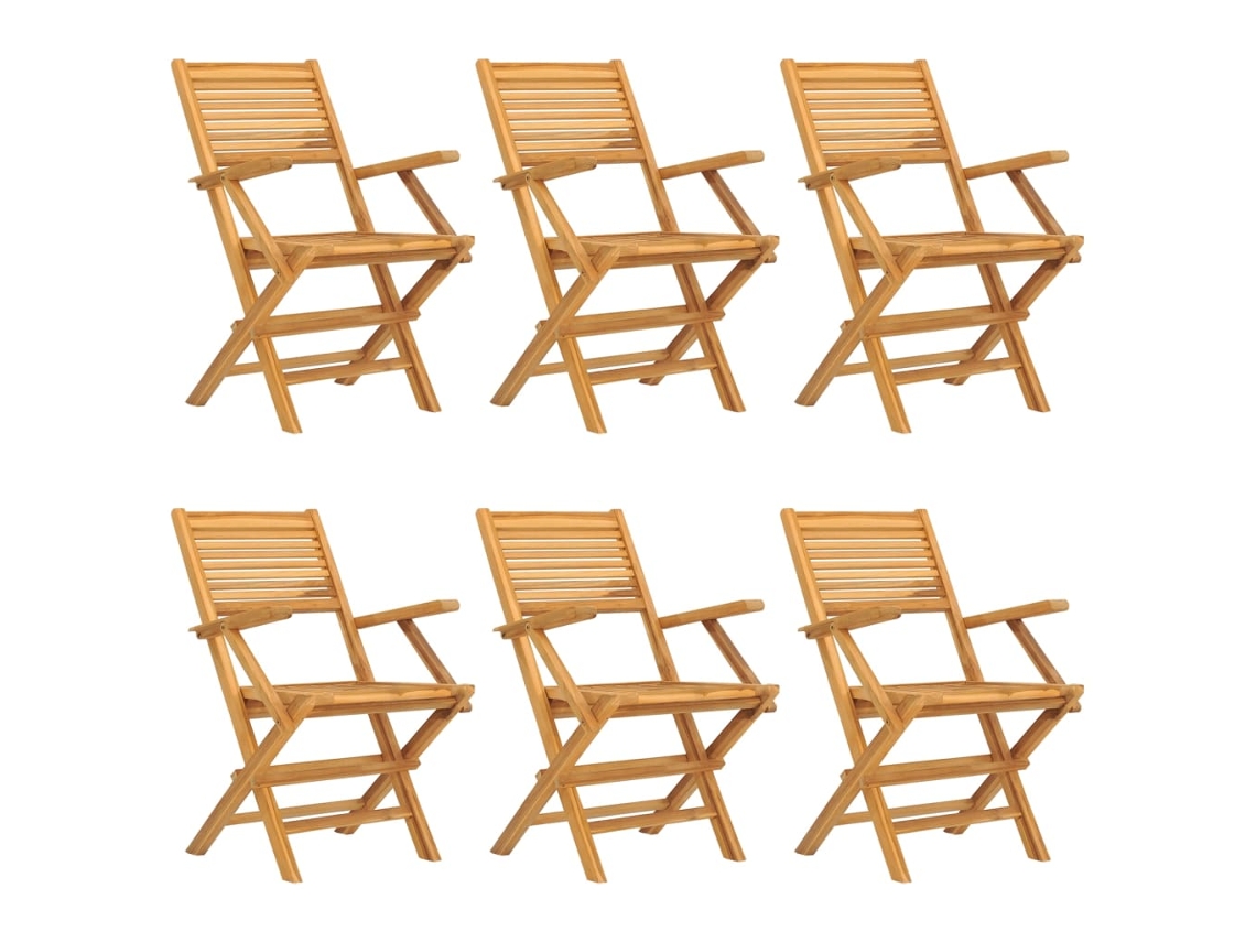 Folding Chair, Folding Chairs Vidaxl Marrom Madeira (n/a)