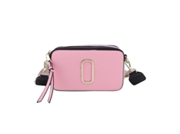 Bolsa Transversal Feminina, Bolsa De Ombro Com Decoração Metálica, Mini Carteira Quadrada Contrastante, Rosa SUNNY SPACES