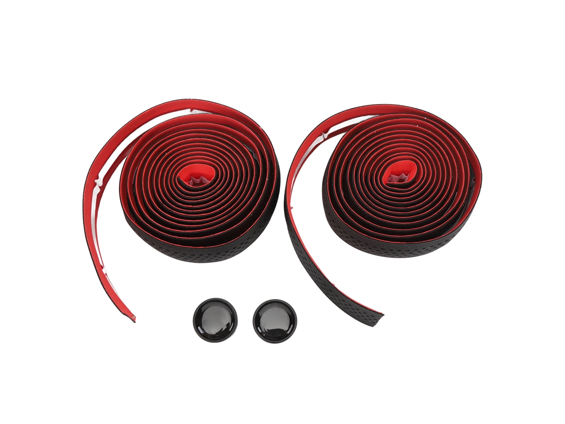 Cinta de Manillar de Silicone Antideslizante, Absorvente de Suor, Resistente a Sucção, para Ciclismo, Preto | S/MARCA