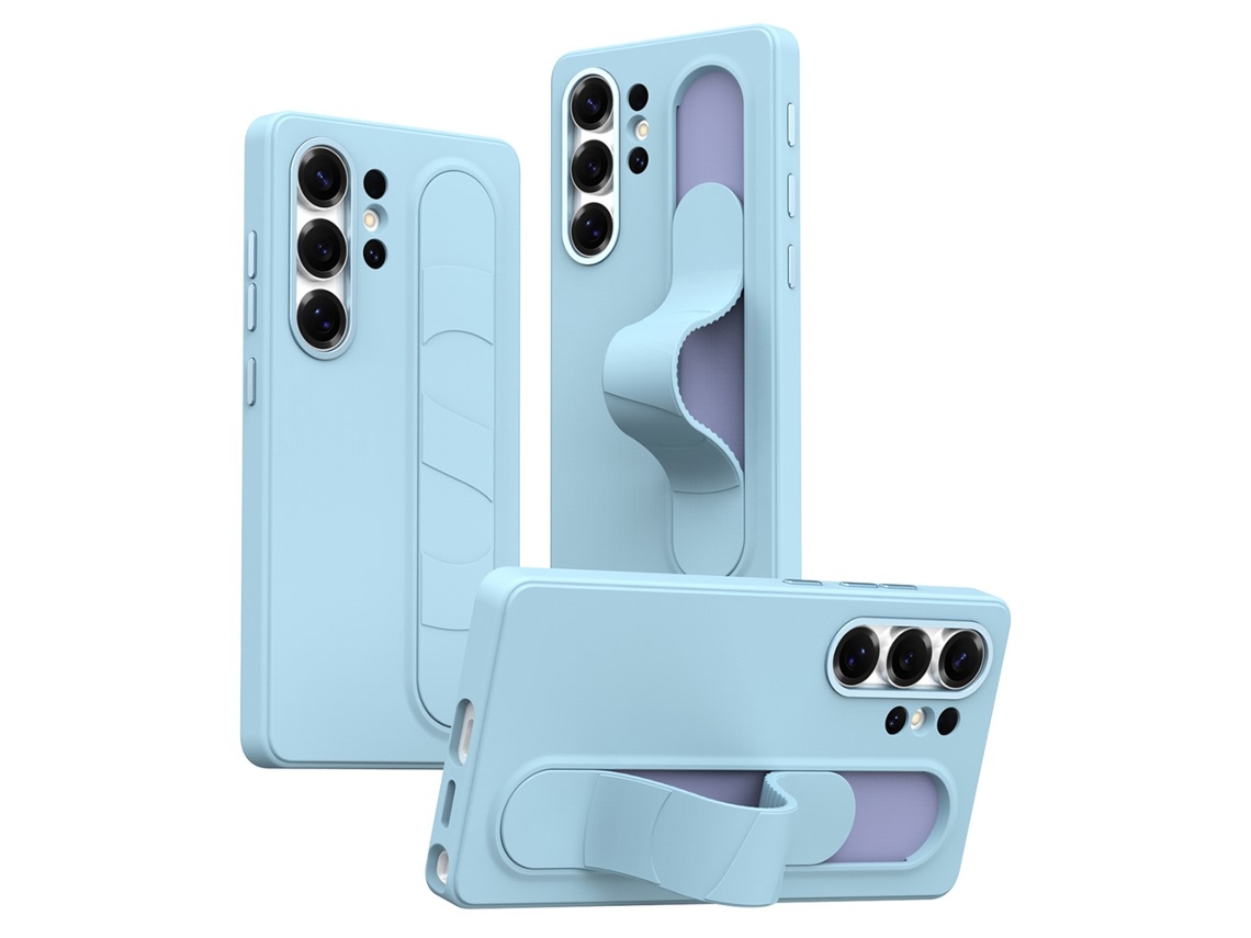Capa Chrui Para Samsung Galaxy S26 Ultra, Com Controle Inteligente De Teclas E Suporte (compatível, Azul)
