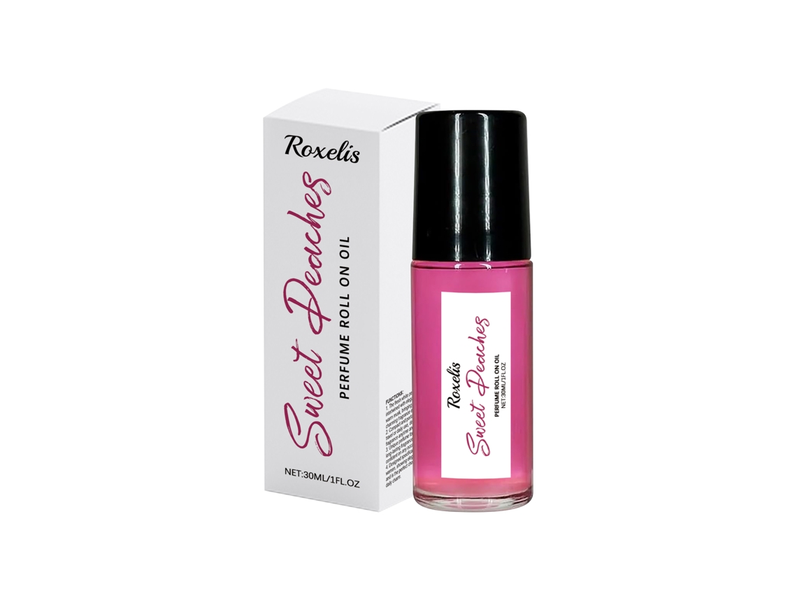 Perfume Rola Rosa Cheiro de Pêssego