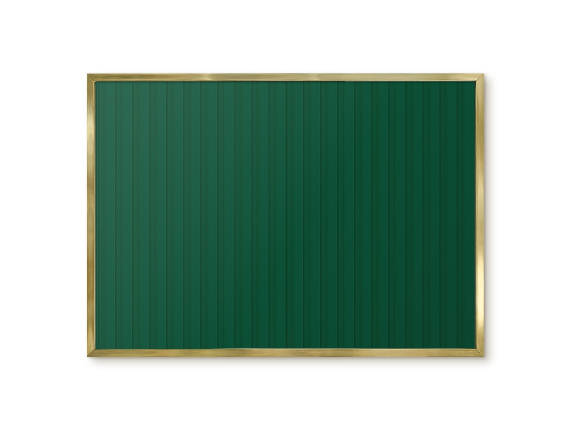 Quadro de parede magnético com listras verticais para escritório Espelharte (70x50 cm)