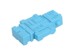 HURRISE Usb Flash Drive Disk Blue Robot Appearance High Speed Storage Bulk Flash Drive Memory Device