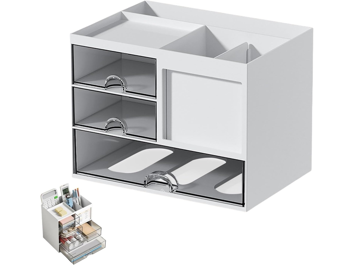 Organizador De Material De Escritório | Caixa De Armazenamento Multifuncional Para Materiais De Gokoco