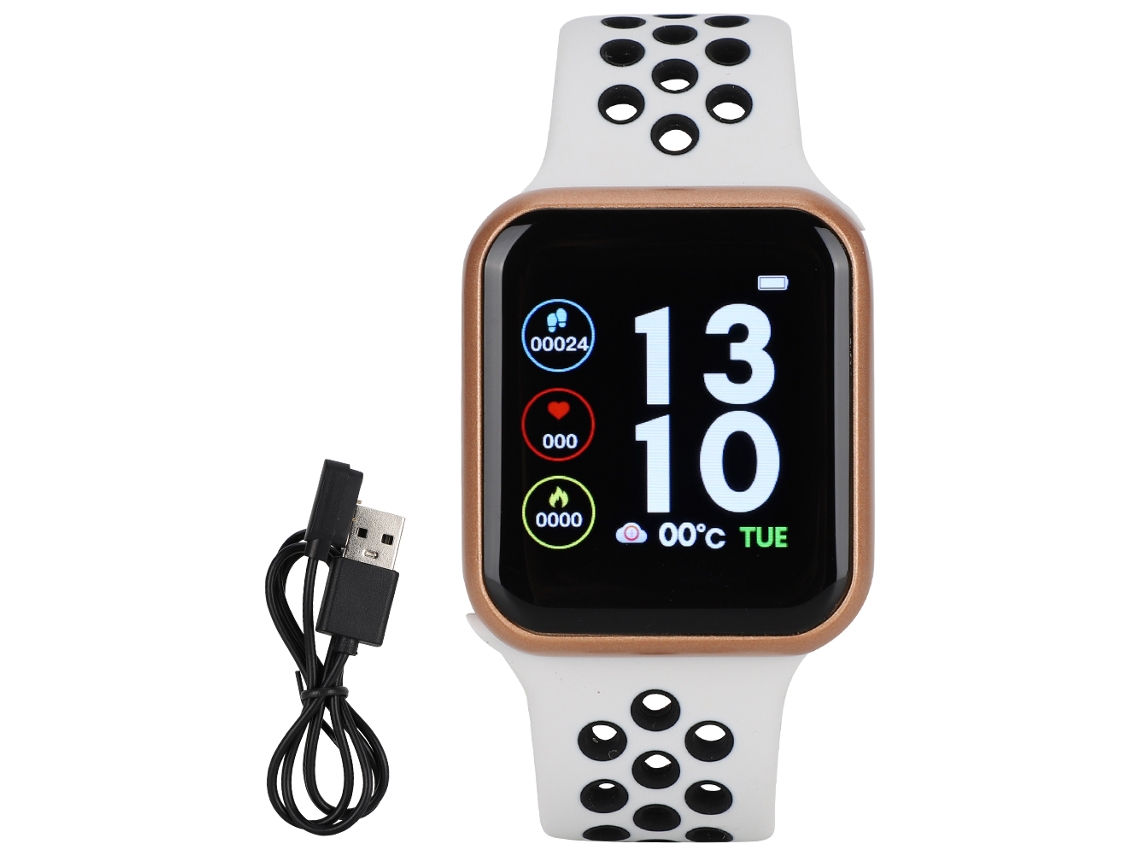Pulseira inteligente F8 com monitoramento de frequência cardíaca EOOCOO