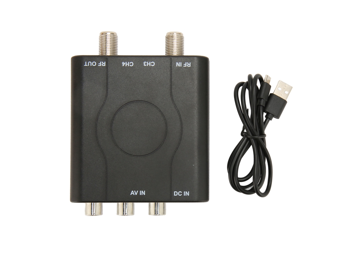 Modulador de Rf M61a Profissional com Suporte a Formatos Ntsc, Vídeo e Som Hd Modulador de Rf para a Região Americana CHABERLU