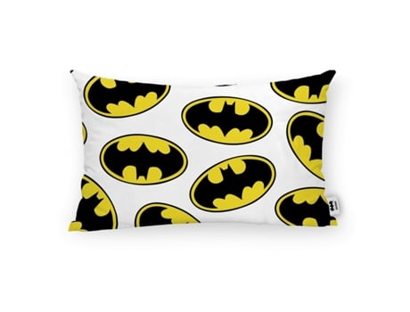 Capa de travesseiro Batman Batman White C Branco 30 x 50 cm