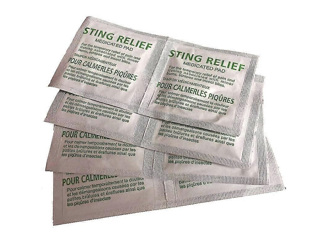 200 Pads Alivio de Picadas, Toalhas para Remoção de Picadas de Insetos, Prontas para Uso