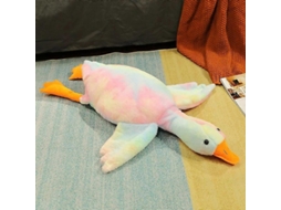 Brinquedo De Pelúcia Grande De Ganso Branco De 50-190 Cm, Bicho De Pelúcia Macio, Almofada De Pato Enorme, Almofada De Sofá Extra Grande De Ganso Bran
