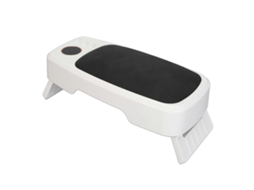 Apoio de mão, lâmpada para unhas, apoio de braço para unhas, lâmpada de gel UV/LED, secador de gel portátil e dobrável para manicure, para uso em salão e em casa, 100-240V, plugue europeu GOKOCO