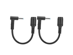 Aetheria cabo Conversor Adaptador Energia 7.4x5.0mm Fêmea para 4.5x3.0mm Macho com Pino para Hp Ultrabook Dell 2pcs