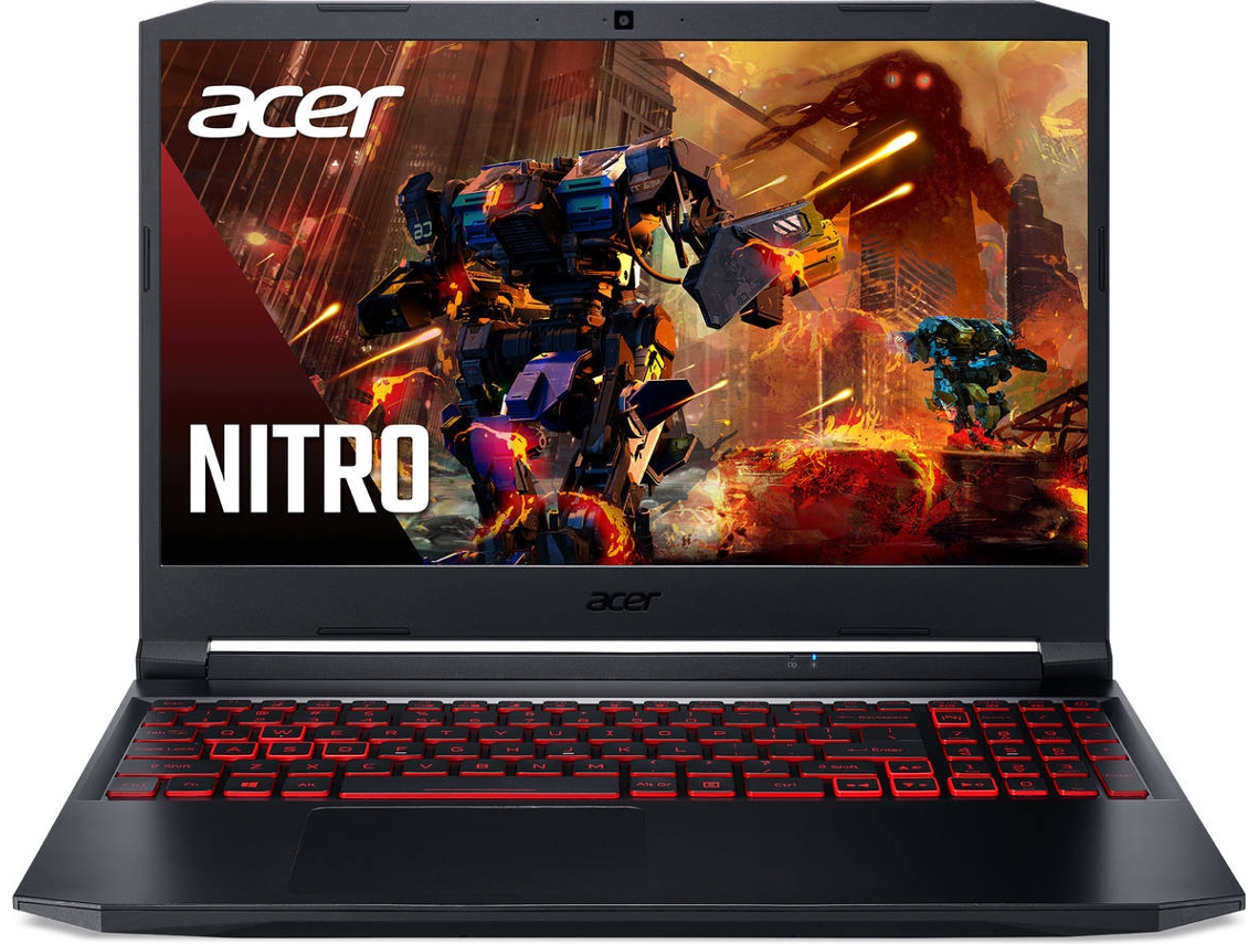 Portátil Gaming ACER Nitro 5 AN515-57-78JD (Intel Core i7-11800H - NVIDIA GeForce RTX 3050 Ti - RAM: 16 GB - 512 GB SSD PCIe - 15.6)