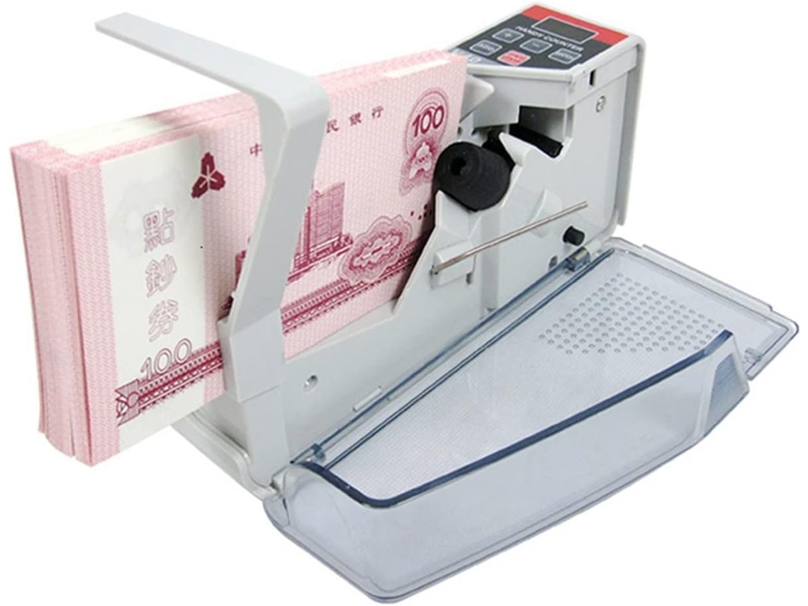 Contadora De Notas V40, Mini, Portátil E Prática, Rápida E Fácil De Usar