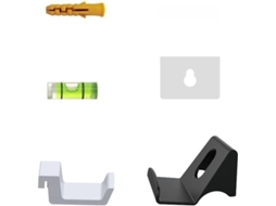 Lurelia Cabide Para Auscultadores, Gancho Resistente De Parede, Metal, Preto, Mesa Sem Desordem Organizado