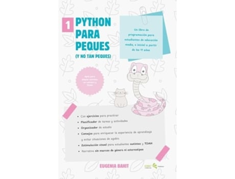 Livro Python para peques y no tan peques de Eugenia Bahit (Espanhol - Capa Dura)
