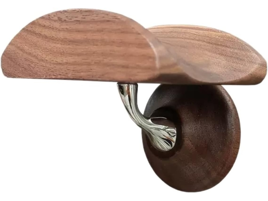 Controlador, Suporte Universal De Parede Para Fones Ouvido Em Madeira A, B 80x100x63x28mm