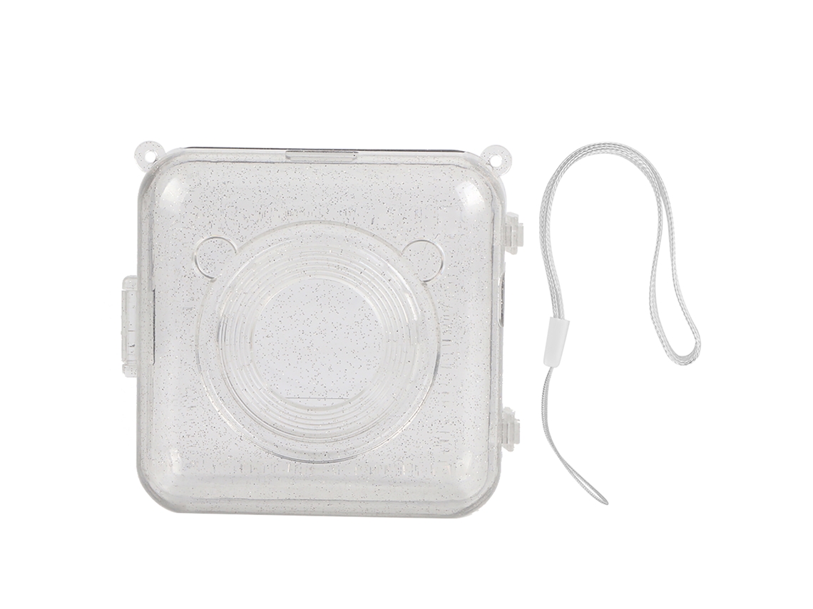 Carcasa Protetora Para Pc Transparente Para Impressora Térmica Peripage / Bluetooth De Notas Adhesivas De Bolso