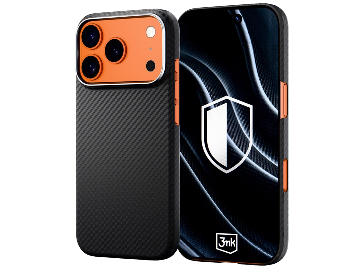 Capa Apple Iphone 17 Pro Max 3mk Hardy Aramid Magcase Preto