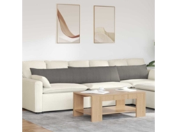 Vidaxl Travesseiros De Sofá 2 Pcs Cinzento-claro 200 X 40 Cm
