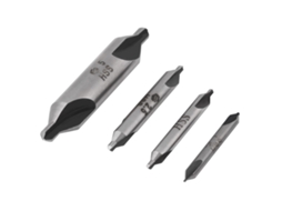 4pcs Conjunto de Brocas de Centragem Hss 60 Graus 1/2/2.5/5mm para Metais