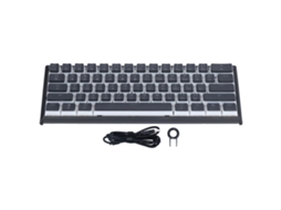 Teclado Mecânico Magic Refiner Mk25 61 Teclas Switch Azul Com Iluminação Usb Fio Portátil Para Games